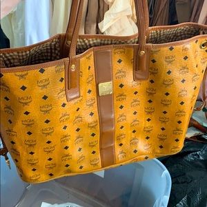 Authentic MCM large tote